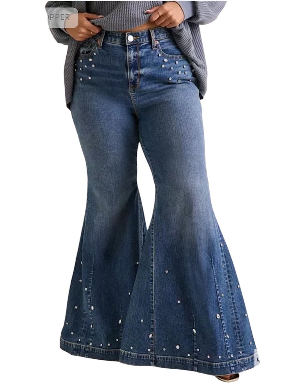 Festi Sky High Super Flare Jeans